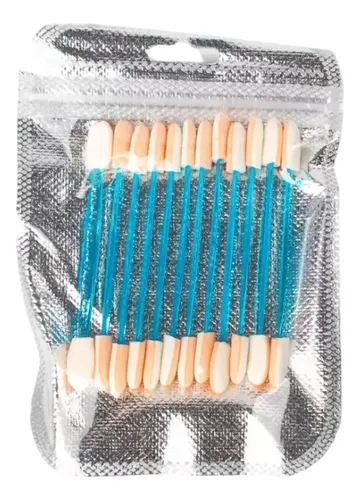 Aplicador Sombra Ojos Parpados Maquillaje Doble Punta 12u