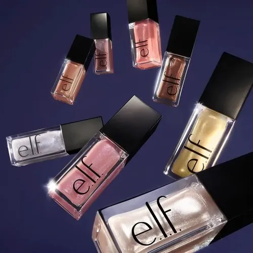 Elf Glow Reviver Lip Oil Glimmer Gloss Glitter Color Crystal baller