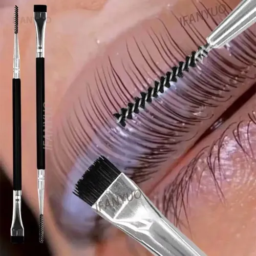 Set De 20 Cepillos Dobles Para Levantar Pestañas Y Cejas