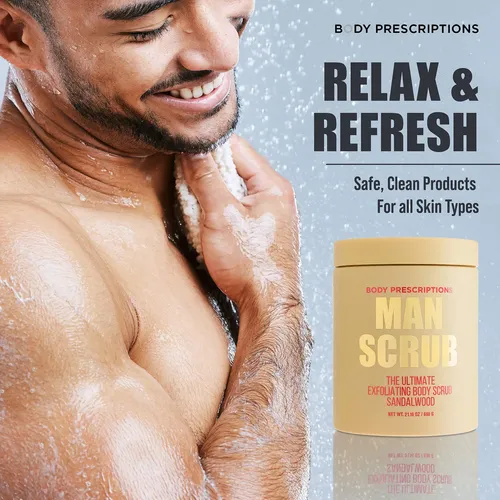 Sandalia Exfoliante Body Scrub Body Prescriptions Para Hombr