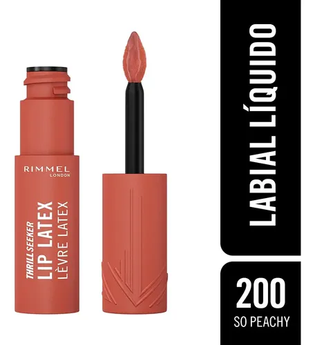 Lip Latex Gloss By Rimmel London 6ml Peach – 200