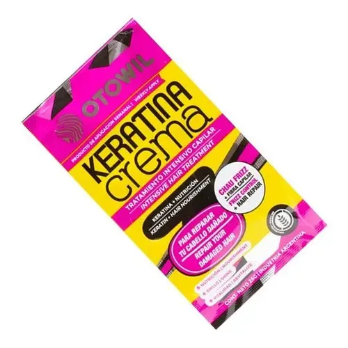 Otowil Keratina Crema Máscara Antifrizz Nutritiva Sobre 25g