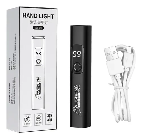 Lámpara De Uñas Con Pantalla Digital Recargable
