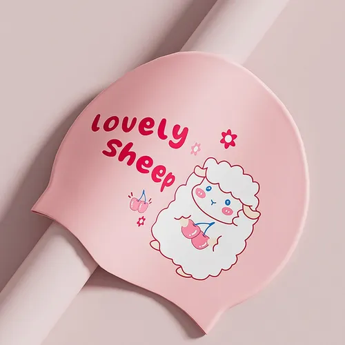 Gorro De Natación De Silicona Para Cabello Largo Y Corto, An
