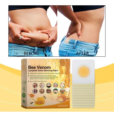 Parche Para El Vientre Bee Patch, 30 Unidades, Que Quema Gra