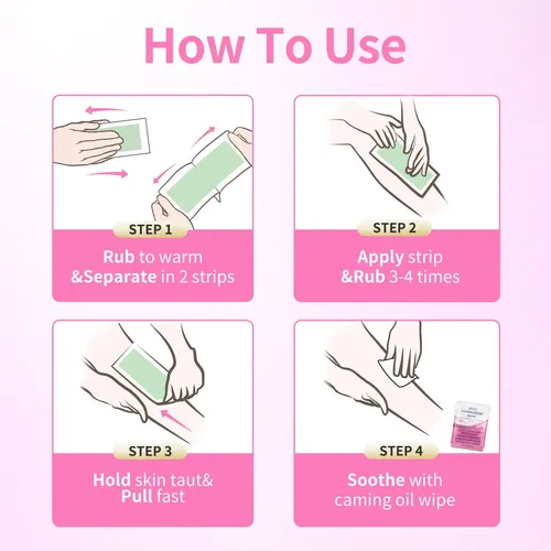 Kit De Tiras De Cera Beauty7 Para Depilación Corporal Y Faci
