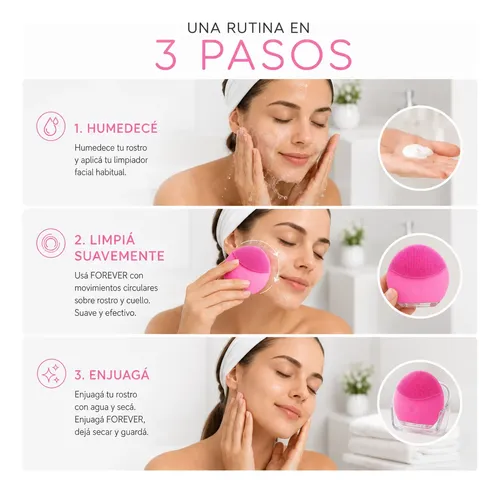 Exfoliador Facial Eléctrico Forever Intensidad Regulable