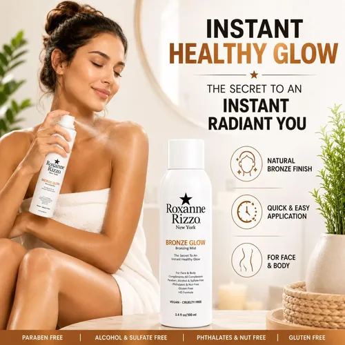 Spray Bronceador Roxanne Rizzo Bronze Glow 177 Ml Pack X3