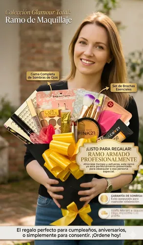 Ramo Maquillaje Dama Mujer Makeup Ideal Regalo Dia Madres