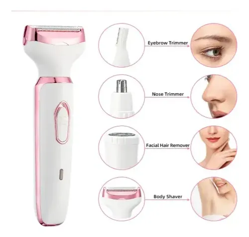 Depiladora Recortadora 4 En 1 Recargable Bikini Nariz Cejas