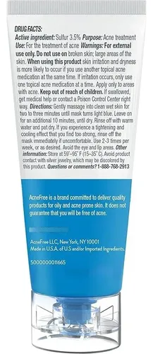 Mascarilla Para El Acné Acnefree 1.7oz Pack 3