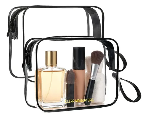 Bolsa De Maquillaje Icaramsy Clear, Paquete De 2 Bolsas De A