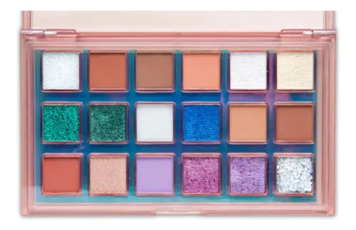 Paleta De Sombras Aurora 18 Tonos Maquillaje By Dapop
