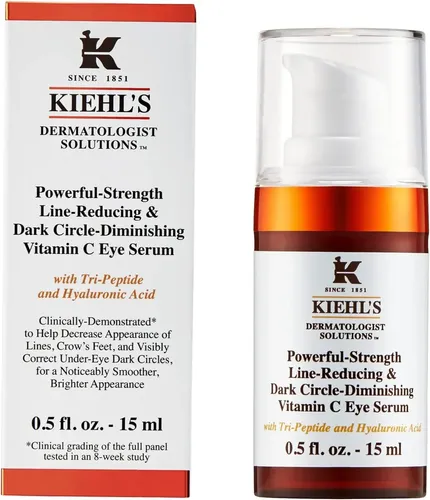 Contorno Powerful Strength Line Reducing 15ml Kiehl’s Todo Tipo De Piel Día/noche