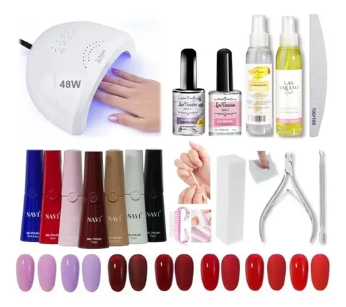 Kit Inicial X13u Cabina Led Uv 48w Kapping Gel Uv Completo