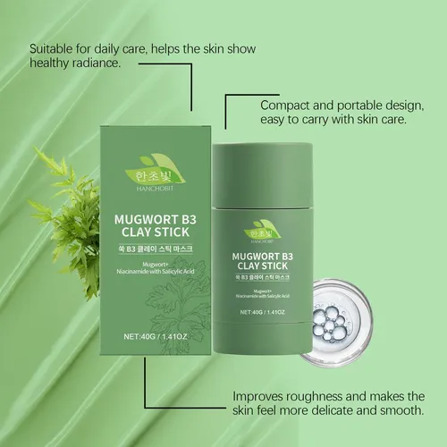 Máscara Facial De Arcilla Hanchobit Mugwort B3