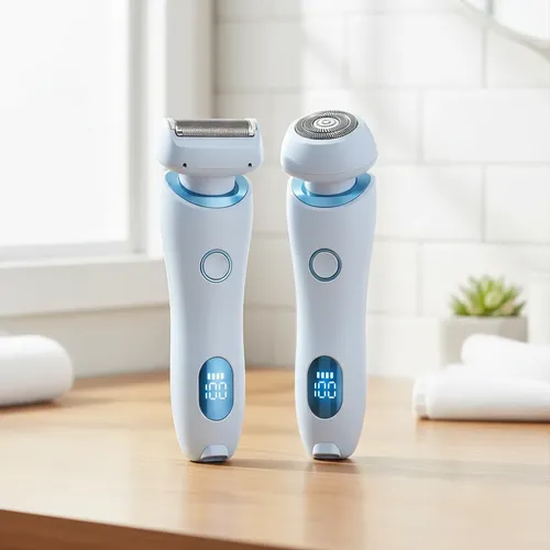 2en1 Doble Cabeza Depilador Corporal Recargable Indolor Usb