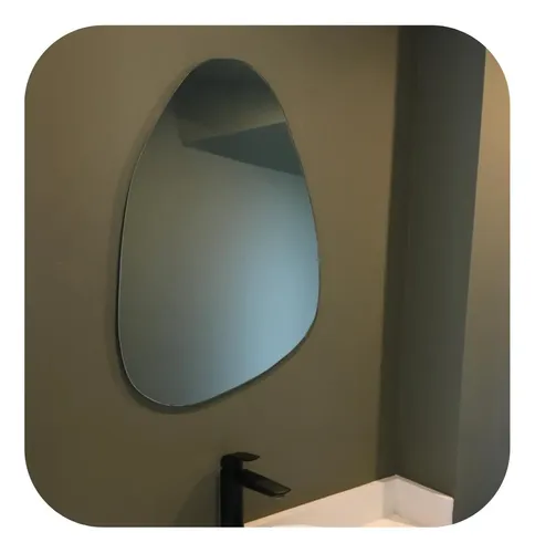 Espejo Con Forma Irregular 45cm X 55cm Modelo 10 Con Luz Led