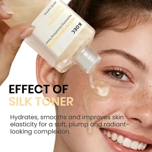 Tónico Suavizante Hidratante Con Colágeno Silk Peptide 180 M Todo Tipo De Piel Día/noche