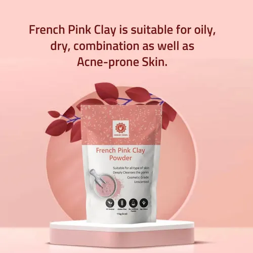 Polvo De Arcilla Rosa Francesa (4 Oz)