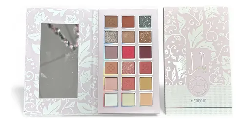 Sombras Para Ojos Paleta 18 Colores Malva Vino Maquillaje