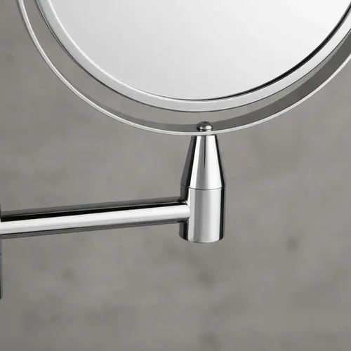 Espejo Articulado Doble 20 Cm Cromo Baño Habitación Makeup