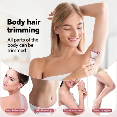 Depiladora Recargable Portátil Kit Depilación White