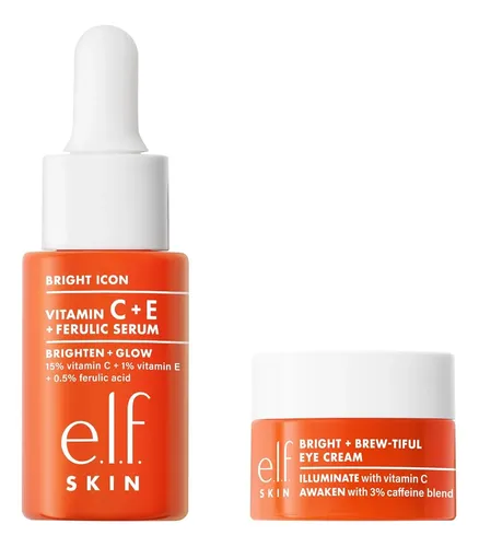 E.l.f. Duo Serum Vitamina C Y Crema Ojos 2 Pzas