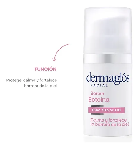 Dermaglós Facial Serum Ectoína Protege Y Calma 30ml Momento De Aplicación Día Tipo De Piel Todo Tipo