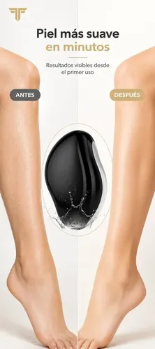 Piedra Depiladora Cristal Exfoliante Sin Dolor Lavable Suave Negro