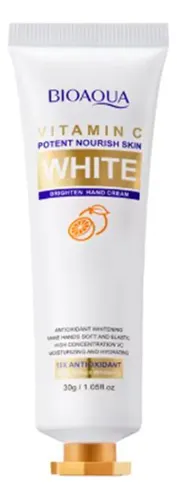 Bioaqua Crema manos 30 g con vitamina C, aclara manchas e hidrata