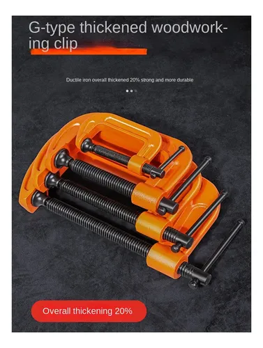 Pinza Para Carpintería En Forma De G, Grande Y Gruesa, Unive