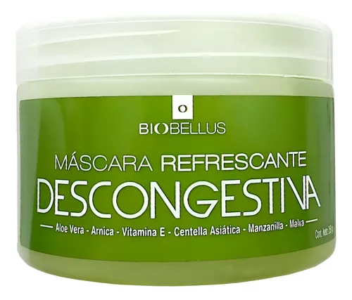 Máscara Refrescante Descongestiva Biobellus X250g