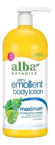 Alba Botanica Loción Corporal Muy Emoliente, Máxima Esqui…