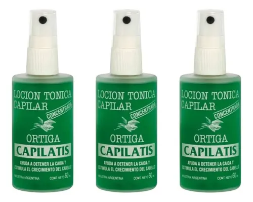 Capilatis Ortiga Locion Concentrada Tonico Capilar 60ml X 3