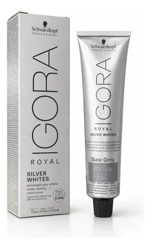 Kit Tintura Igora Silver Whites + Oxidante 60 Ml Schwarzkopf Silver