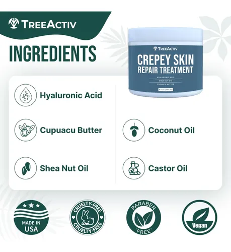 Treeactiv Crepey Skin Repair Crema Firmeza Cara Cuello