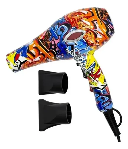 Secador De Pelo Profesional 1800w Graffiti 6600 – Teknikpro Color Grafiti