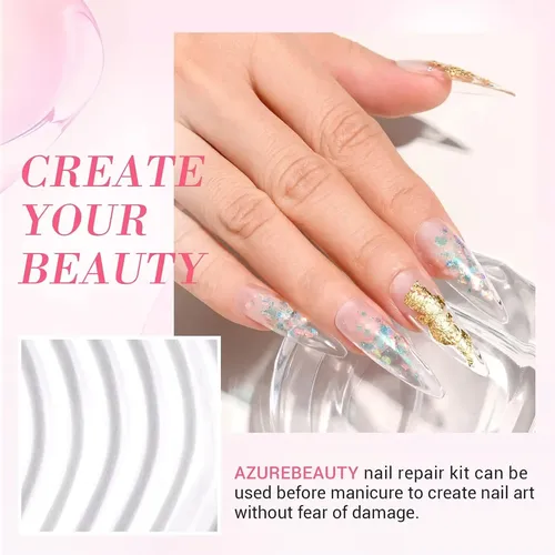 Kit De Reparación De Uñas Transparentes 28 G 10 Ml