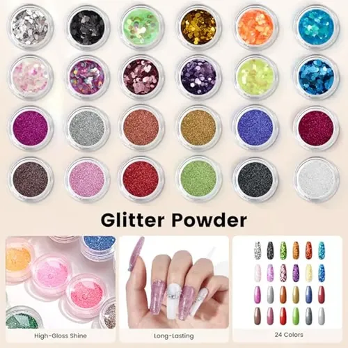 Kit De Uñas Acrílicas Para Principiantes: Líquido De Uñas Ac
