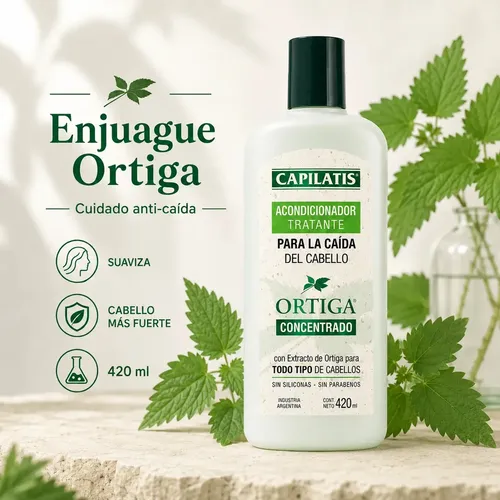 Capilatis Enjuague X 420 Ml Ortiga Concentrado