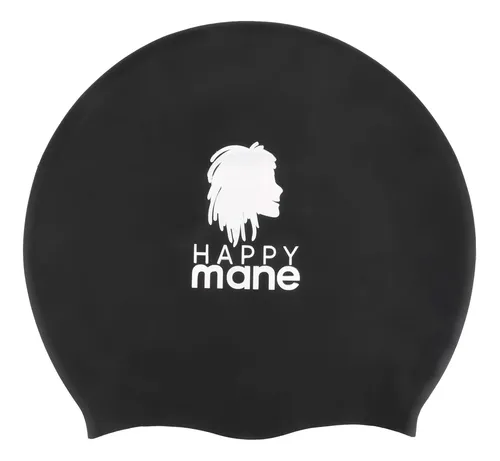 Gorro De Natación Happy Mane De Silicona Para Trenzas Y Rast