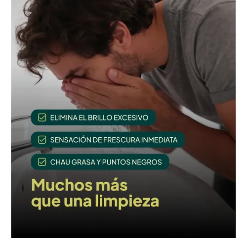 Exfoliante Limpieza Facial Hombres Piel Grasa Umino