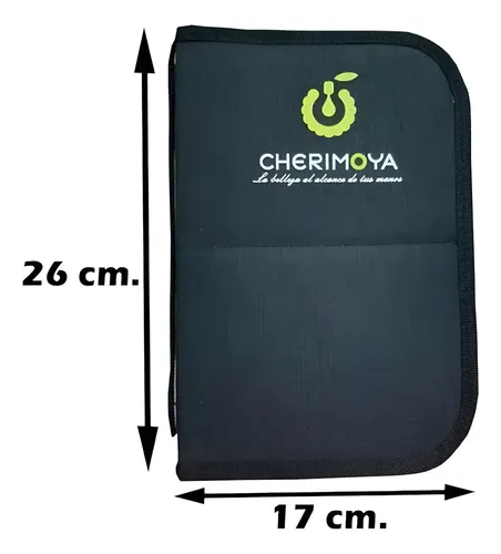 Estuche Porta Pinceles Negro 19 Compartimentos 26x17x3cm Maquillaje