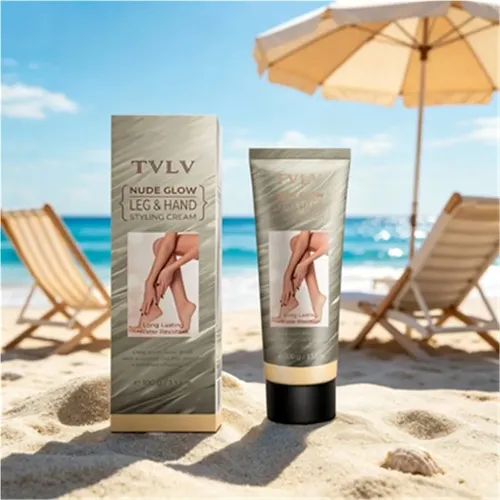 Tvlv Crema Para Piernas Y Manos Nude Glow, 100g, Brillo