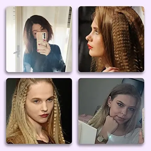 Crimpadora De Cabello De Hierro Dshow, Ondas Definidas Púrpura.