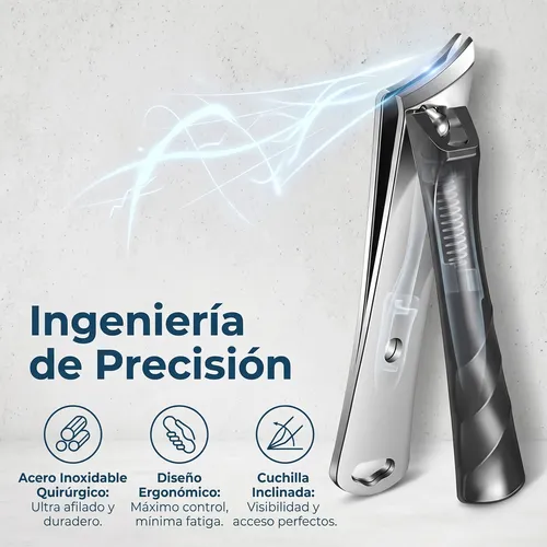 Cortauñas Biselado Eagle Beak Super, 7 Unidades Negro