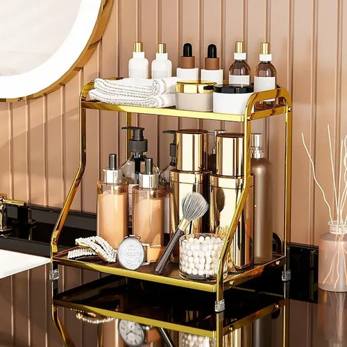 Bandeja Organizadora De Baño Sobre Encimera Para Maquillaje,