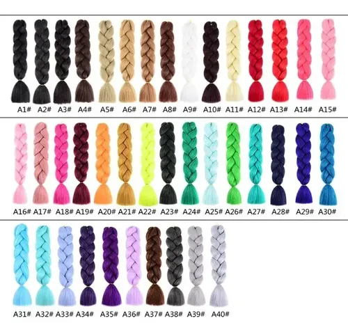 Extensiones De Pelo Sintético Para Trenzas Africanas