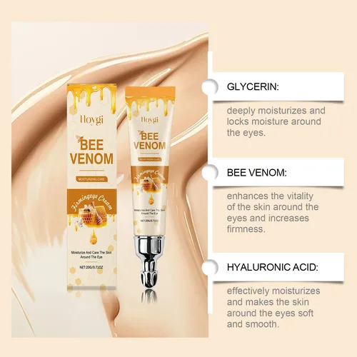 Crema Contorno De Ojos Bee Venom Hoygi 20g Todo Tipo De Piel Día/noche